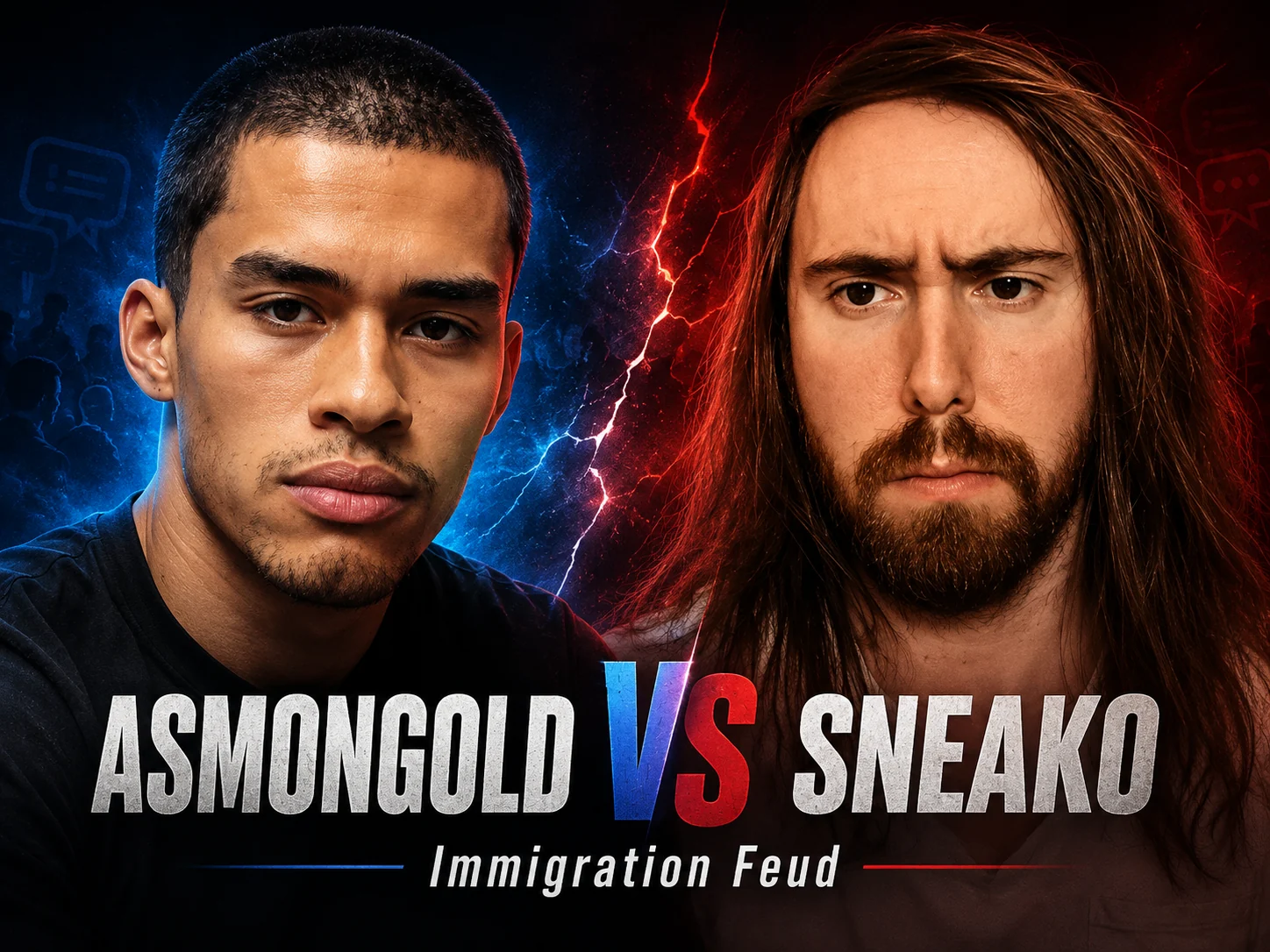 Asmongold vs Sneako: immigration, religion and Twitch suspension